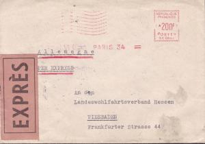 Germany Post War Postal History Lot. 3 Items Missing Persons Search Red Cross