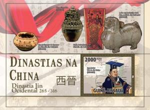 GUINE BISSAU 2010 SHEET CHINESE DYNASTIES CHINOISES DINASTIAS DE CHINA