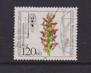 Germany  Berlin   #9NB219  used  1984  orchids 120pf