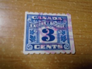 Canada Revenue Stamp  van Dam  #  FX47  used