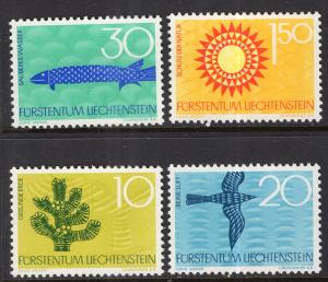 Liechtenstein 406-409 MNH VF