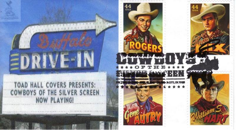 Cowboys of the Silver Screen First Day Cover