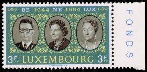 Luxembourg #414 BENELUX Anniversary; MNH