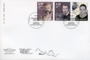 Croatia 2018 FDC Famous Croats Petar Preradovic Getaldic 3v Cover People Stamps