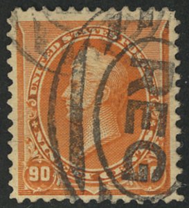 MALACK 229 VF, registered cancel, fresh color! b5730