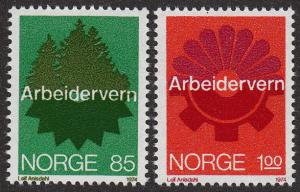 Norway 637-638 MNH CV $4.25