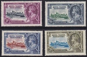 Sc# 42 / 45 KUT 1935 KGV Silver Jubilee complete set MNH CV $27.00