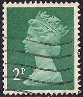 Great Britain #625 2P Queen Elizabeth 2, Stamp used VF