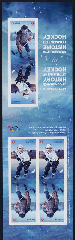 Canada 3041a Booklet MNH History of Hockey, Sports