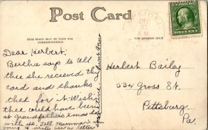 United States Ohio Speidel 1908 violet doane 2/2  1899-1940   PC  Some edge w...