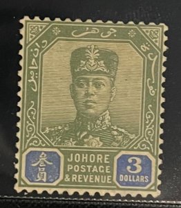 Malaya, Johore, 1921-1940, SC 119, Hinged.
