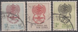 Papua New Guinea  #164-167  Used