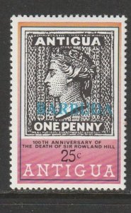 1979 Antigua-Barbuda - Sc 378 - MNH VF - 1 single - Roland Hill anniversary