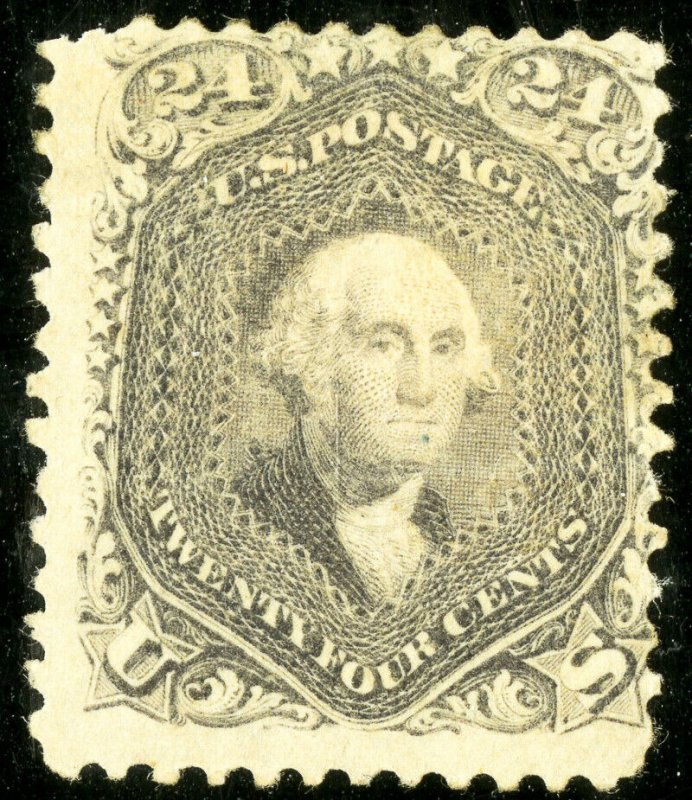US Stamps # 78a MH F-VF Two Pulled Perfs Scott Value $2,750.00
