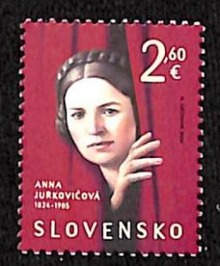 Slovakia 2024, Anna Jurkovicova 1v, MNH