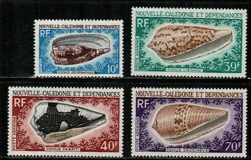 New Caledonia Scott 370,C58-60 Mint hinged (Catalog Value $37.75)