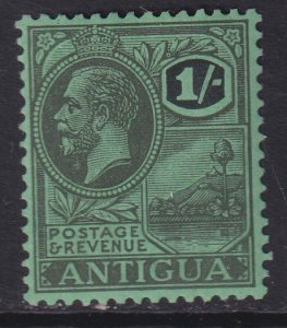 1929 Antigua KGV King George V portrait type 1/ issue MLMH Sc# 53 CV $6.50
