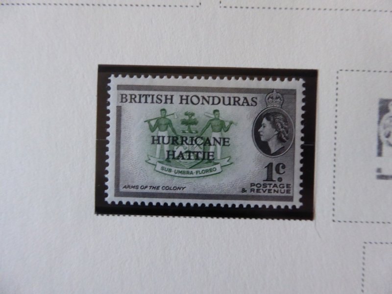 British Honduras 1888-1972 Stamp Collection on Album Pages