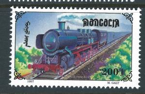 Mongolia Sc#225A-I, K-L 1997 Trains Railroad