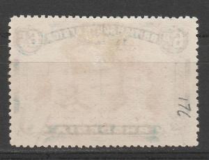 RHODESIA 1910 KGV DOUBLE HEAD 6D PERF 15 USED