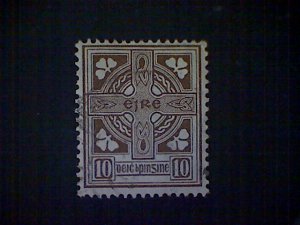 Ireland (Éire), Scott #116, used(o), 1940 General Issue, 10d, Celtic Cross