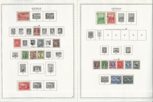 Australia Stamp Collection on 100 Minkus Specialty & Scott Pages, 1902-92, JFZ
