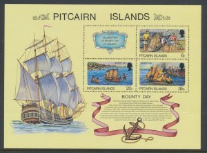 Pitcairn Islands  SG MS188  SC# 176a MNH  Bounty Day see details & scans