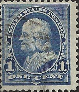 # 264 BLUE USED BEN FRANKLIN