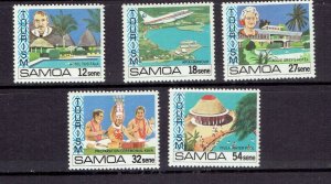 SAMOA - 1981 TOURISM - SCOTT 553 TO 557 - MNH