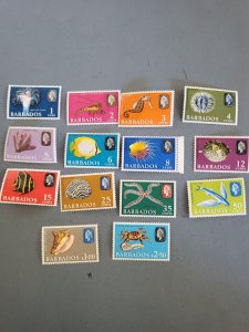 Stamps Barbados  Scott #267-80 never hinged