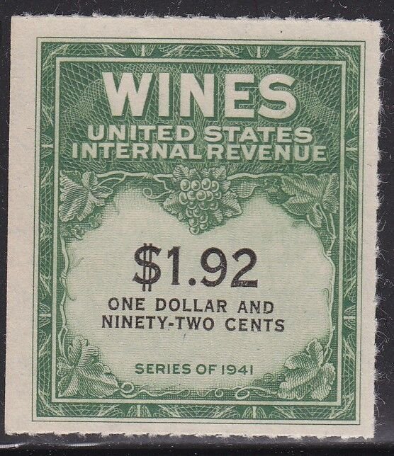 RE152 Nice mint wine stamp cv $ 80 ! see pic !