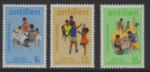 NETHERLANDS ANTILLES SG583/5 1974 FAMILY PLANNING CAMPAIGN MNH