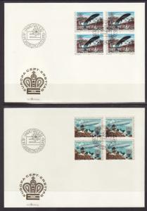 Liechtenstein 663-664 Europa B/4 S/2 U/A FDC