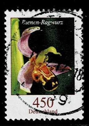 Germany 2015,Sc.#2885 used Flower: Bee orchid (Ophrys apifera)