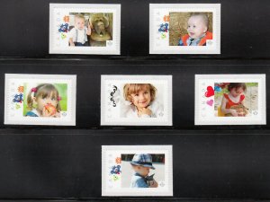 CHILDREN, KIDS = set of 6 Picture Postage stamps MNH Canada 2013 [p4c6]