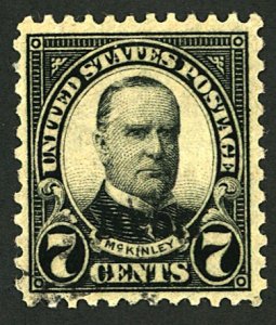 U.S. #676 USED