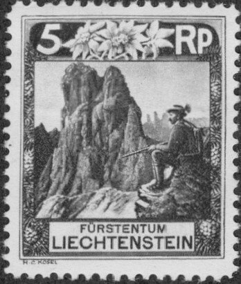 Liechtenstein 95 USED MH CV $2.80 BIN $1.35