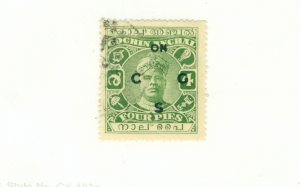 COCHIN -INDIA FEUDATORY STATE 010 USED  BIN $0.50