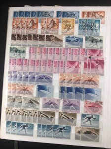 Worldwide  Stamp Stock Book San Marino, Thrace, Vietnam and Lots More Great Deal