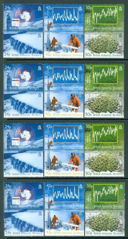 EDW1949SELL : BR. ANTARCTIC TERRITORY Clean grp of 3 sets & 1 S/S VFMNH Cat $318