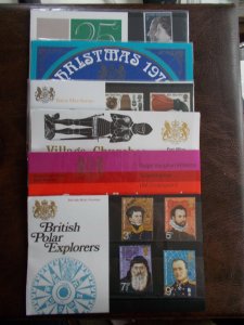 1972 Commemorative Presentation Packs Complete (6 Packs P.O. Nos 39-45)  