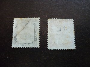 Stamps - Pakistan - Scott# 52, 54 - Used Partial Set of 2 Stamps