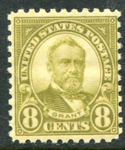 589 8c Grant,  Mint Lightly Hinged