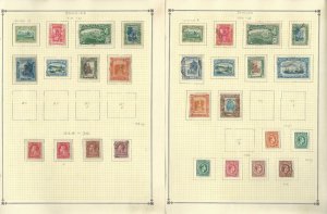 Jamaica Stamp Collection on 9 Scott Pages, 1919-1963, JFZ