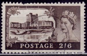 Great Britain, 1955, Castle, 2sh6p, sc#309, used