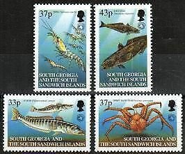 South Georgia Stamp 270-273  - Marine life