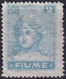 Fiume 1919 Sc 27a MH* thin translucent paper