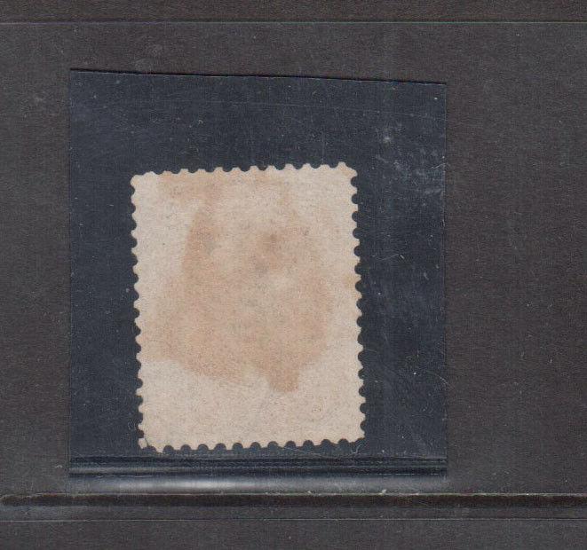 USA #75 Used Fine With Nice Cancel With Gum Staining On Back Corner Crease At UL