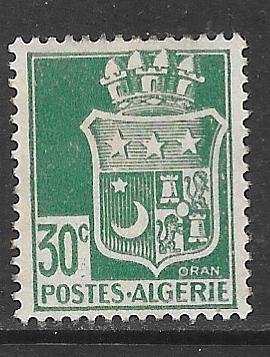 Algeria 149: 30c  Oran Coat of Arms, unused, F-VF