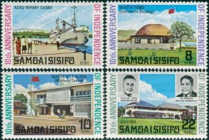 Samoa 1972 SG378-381 Independence set MNH